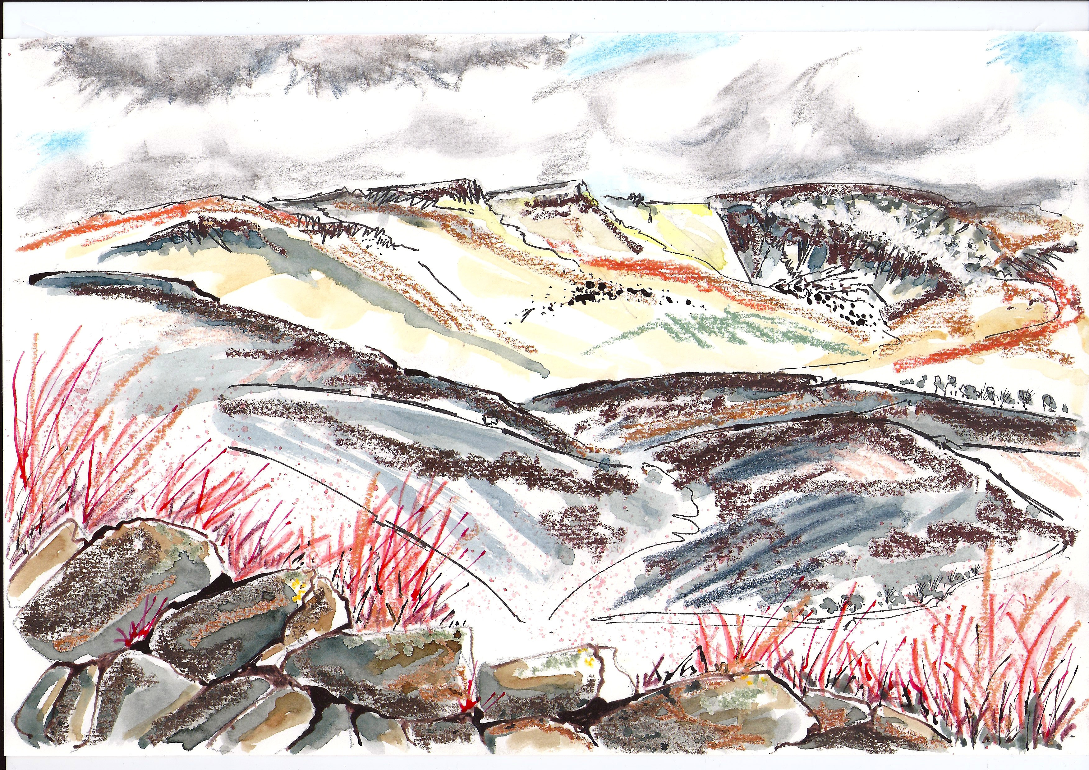 Kinder Scout painting